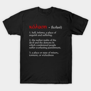 Hell word definition T-Shirt